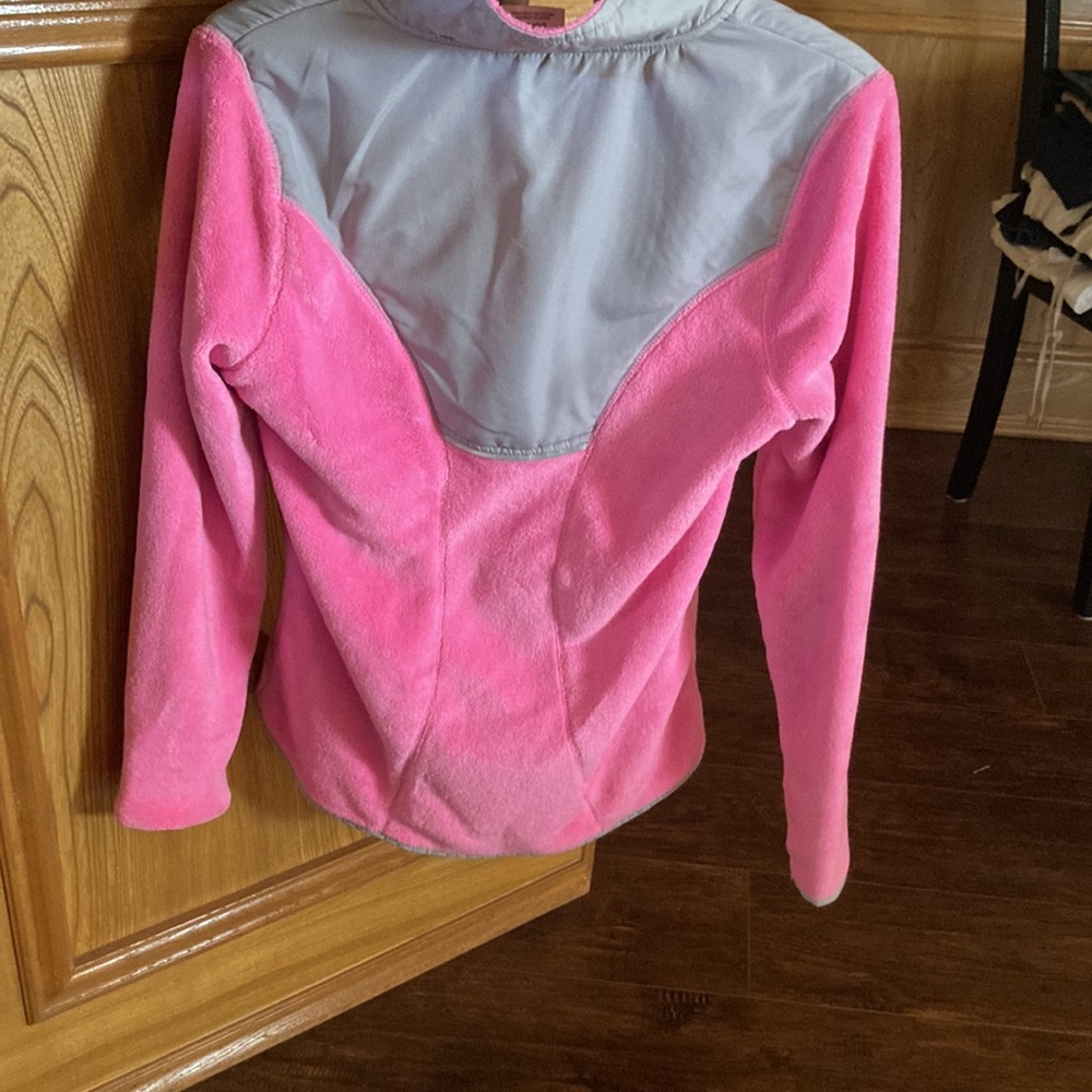 DANSKIN PINK FLUFF JACKET polar fleece jacket used - Picture 3 of 10